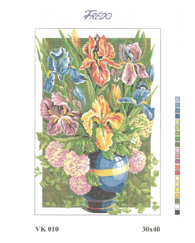 Vyšívací sada 30x40 cm, vzor VK-010 Vyšívací sada 30x40 cm, vzor VK-010