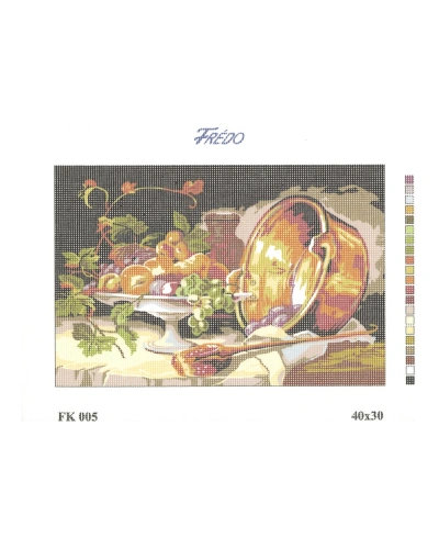 Vyšívací sada 40x30 cm, vzor FK-005 Vyšívací sada 40x30 cm, vzor FK-005