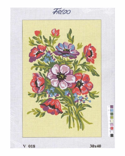 Vyšívací sada 30x40 cm, vzor V-018