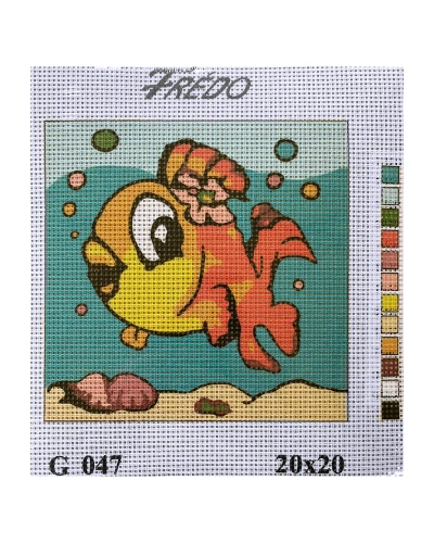 Vyšívací sada 20x20 cm, vzor G-047