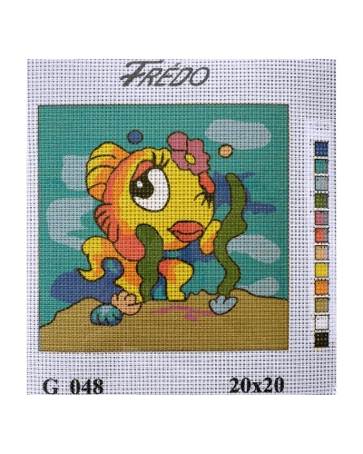 Vyšívací sada 20x20 cm, vzor G-048