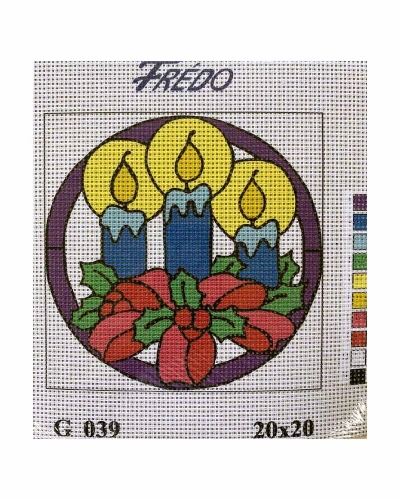 Vyšívací sada 20x20 cm, vzor G-039