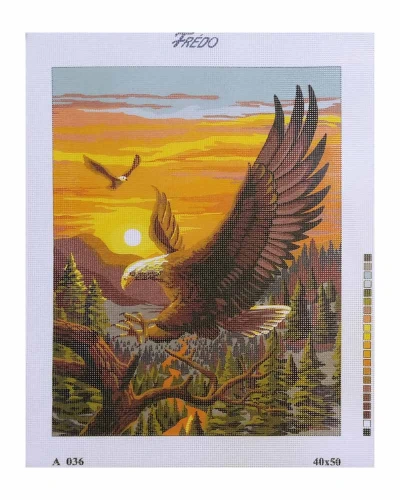 Vyšívací sada 40x50 cm, vzor A-036 Vyšívací sada 40x50 cm, vzor A-036