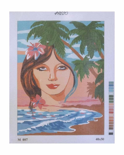 Vyšívací sada 40x50 cm, vzor M-007 Vyšívací sada 40x50 cm, vzor M-007