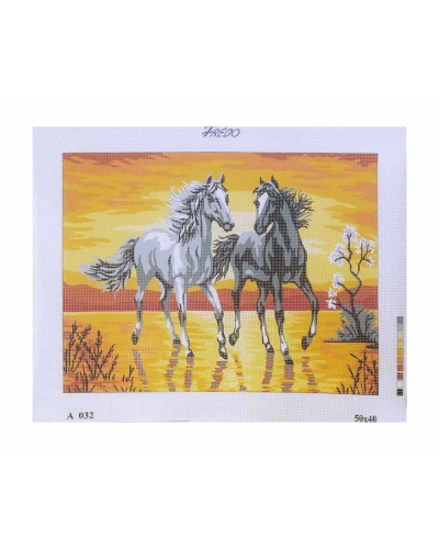 Vyšívací sada 50x40 cm, vzor A-032