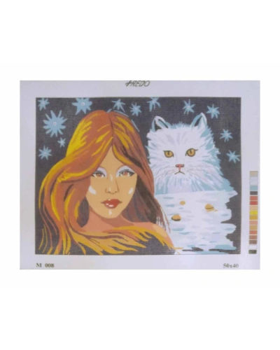 Vyšívací sada 50x40 cm, vzor M-008