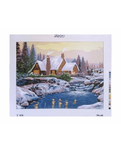 Vyšívací sada 50x40 cm, vzor T-036