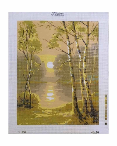 Vyšívací sada 40x50 cm, vzor T-034
