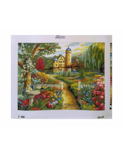 Vyšívací sada 50x40 cm, vzor T-080