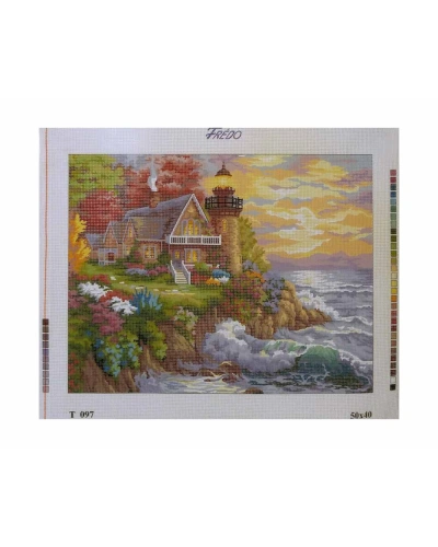 Vyšívací sada 50x40 cm, vzor T-097 Vyšívací sada 50x40 cm, vzor T-097