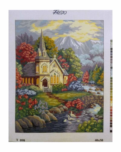 Vyšívací sada 40x50 cm, vzor T-098