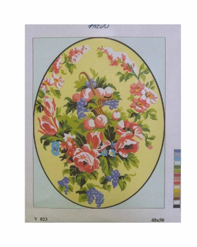 Vyšívací sada 40x50 cm, vzor V-023 Vyšívací sada 40x50 cm, vzor V-023