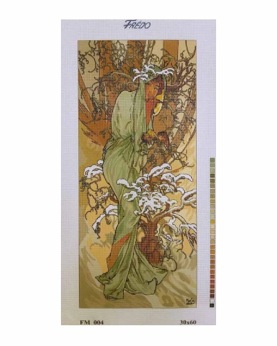Vyšívací sada 30x60 cm, vzor FM-004