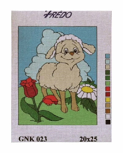 Vyšívací sada 20x25 cm, vzor GNK-023 Vyšívací sada 20x25 cm, vzor GNK-023