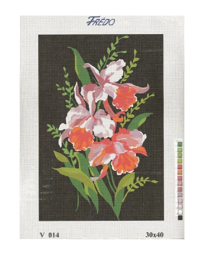 Vyšívací sada 30x40 cm, vzor V-014 Vyšívací sada 30x40 cm, vzor V-014