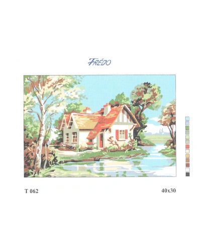 Vyšívací sada 40x30 cm, vzor T-062 Vyšívací sada 40x30 cm, vzor T-062