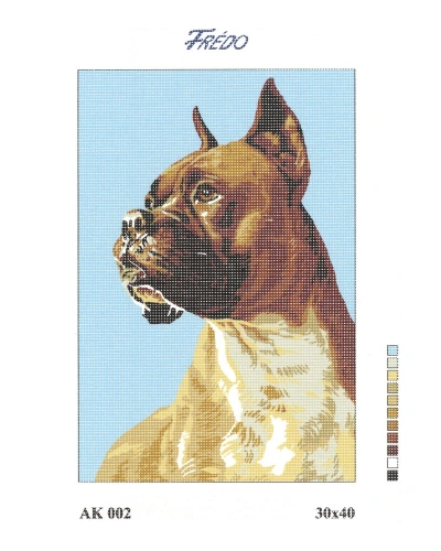 Vyšívací sada 30x40 cm, vzor AK-002 Vyšívací sada 30x40 cm, vzor AK-002