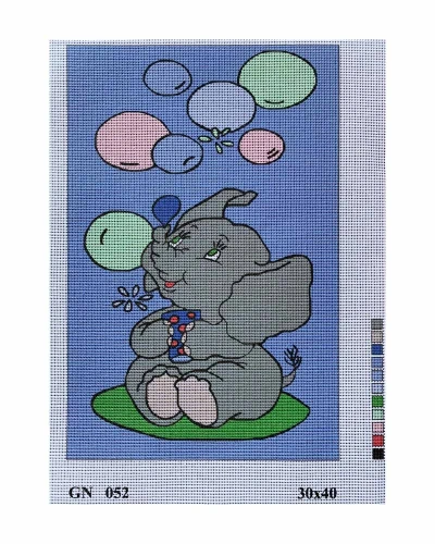 Vyšívací sada 30x40 cm, vzor GN-052