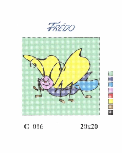 Vyšívací sada 20x20 cm, vzor G-016 Vyšívací sada 20x20 cm, vzor G-016