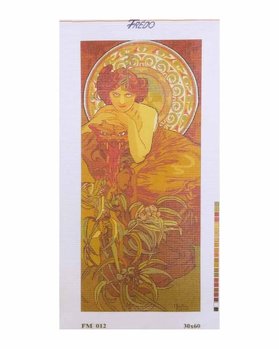 Vyšívací sada 30x60 cm, vzor FM-012 Vyšívací sada 30x60 cm, vzor FM-012