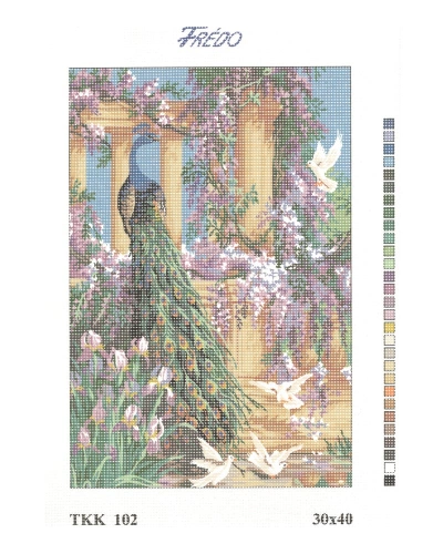 Vyšívací sada 30x40 cm, vzor TKK-102 Vyšívací sada 30x40 cm, vzor TKK-102