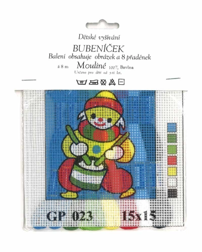 Vyšívací sada 15x15 cm, vzor GP-023 Vyšívací sada 15x15 cm, vzor GP-023