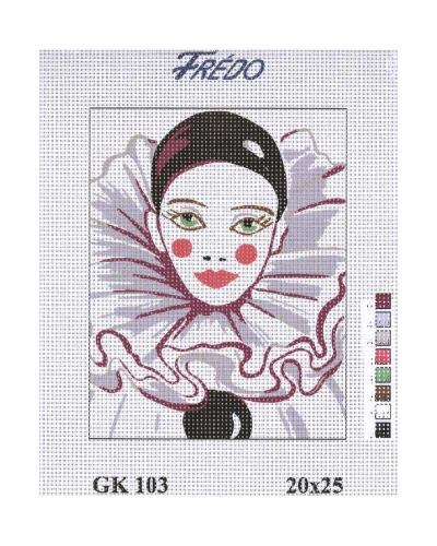 Vyšívací sada 20x25 cm, vzor GK-103 Vyšívací sada 20x25 cm, vzor GK-103