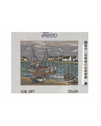 Vyšívací sada 25x20 cm, vzor GK-107 Vyšívací sada 25x20 cm, vzor GK-107