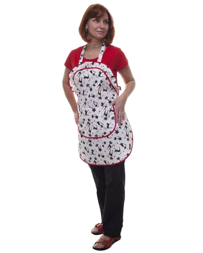 Dámská zástěra s potiskem - kočky Dámská zástěra s potiskem - kočky