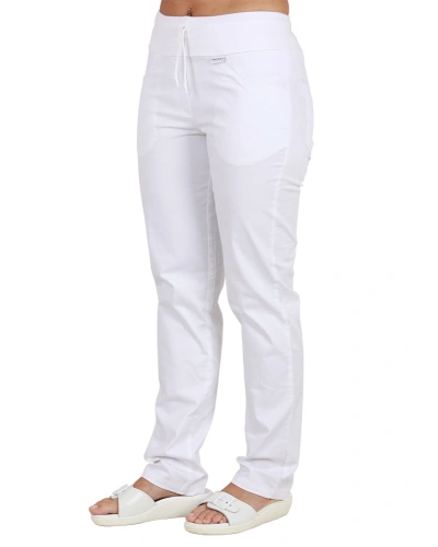 Dámské pracovní kalhoty BARBORA, bílé Dámské pracovní kalhoty BARBORA, bílé