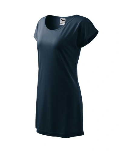 Dámské tričko/šaty LOVE - námořní modrá