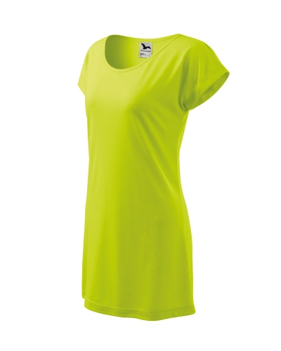 Dámské tričko/šaty LOVE - limetková