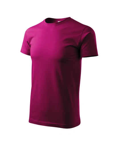 Pánské tričko BASIC - fuchsia red