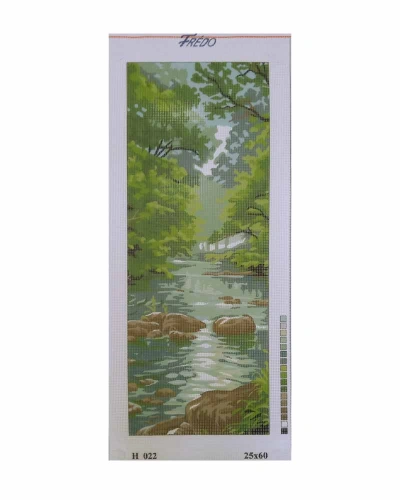 Vyšívací sada 25x60 cm, vzor H-022 Vyšívací sada 25x60 cm, vzor H-022