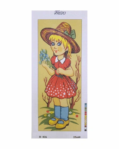 Vyšívací sada 25x60 cm, vzor H-026