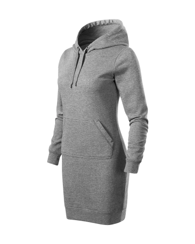 Dámské šaty SNAP - tmavě šedý melír