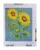 Vyšívací sada 20x25 cm, vzor GK-015- slunečnice
