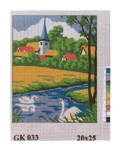 Vyšívací sada 20x25 cm, vzor GK-033 Vyšívací sada 20x25 cm, vzor GK-033