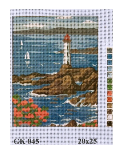 Vyšívací sada 20x25 cm, vzor GK-045 Vyšívací sada 20x25 cm, vzor GK-045