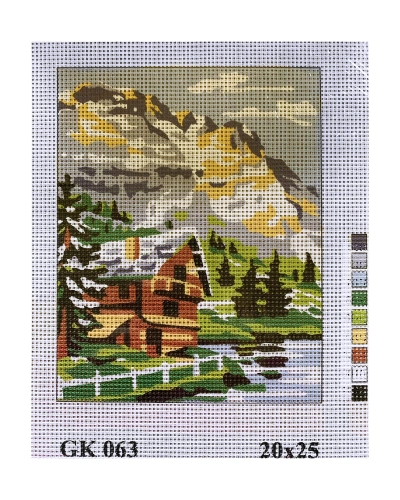 Vyšívací sada 20x25 cm, vzor GK-063 Vyšívací sada 20x25 cm, vzor GK-063