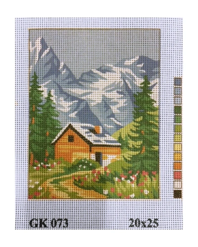 Vyšívací sada 20x25 cm, vzor GK-073 Vyšívací sada 20x25 cm, vzor GK-073