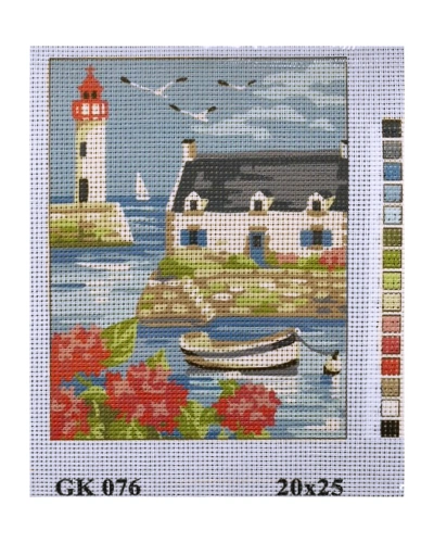 Vyšívací sada 20x25 cm, vzor GK-076