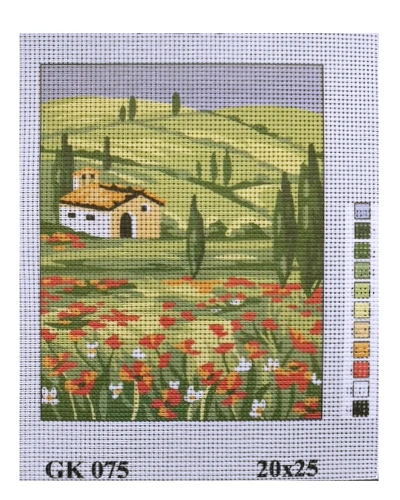 Vyšívací sada 20x25 cm, vzor GK-075 Vyšívací sada 20x25 cm, vzor GK-075