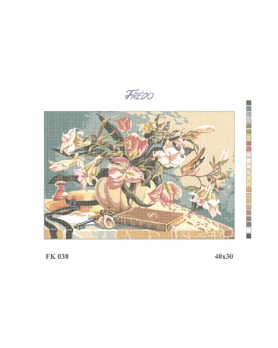 Vyšívací sada 40x30 cm, vzor FK-038 Vyšívací sada 40x30 cm, vzor FK-038