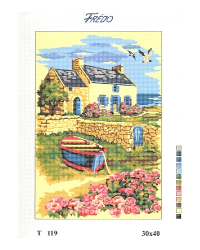 Vyšívací sada 30x40 cm, vzor T-119 Vyšívací sada 30x40 cm, vzor T-119