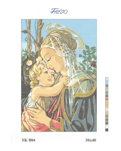 Vyšívací sada 30x40 cm, vzor SK-004 Vyšívací sada 30x40 cm, vzor SK-004