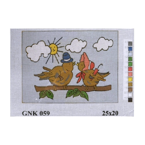 Vyšívací sada 20x25 cm, vzor GNK-059 Vyšívací sada 20x25 cm, vzor GNK-059