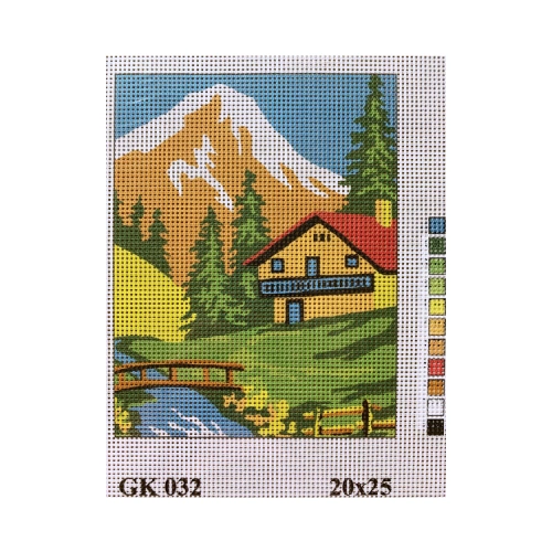 Vyšívací sada 20x25 cm, vzor GK-032 Vyšívací sada 20x25 cm, vzor GK-032