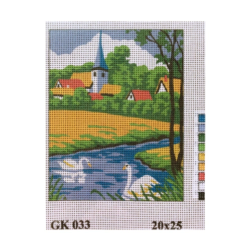 Vyšívací sada 20x25 cm, vzor GK-033 Vyšívací sada 20x25 cm, vzor GK-033