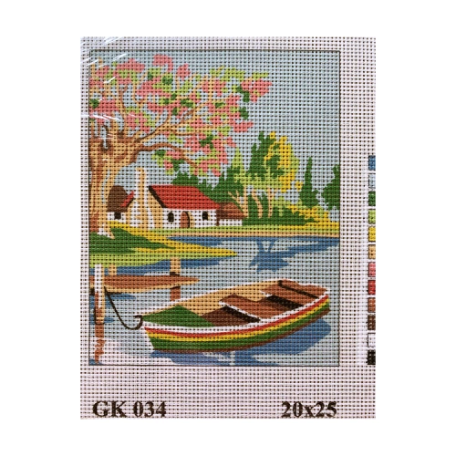 Vyšívací sada 20x25 cm, vzor GK-034 Vyšívací sada 20x25 cm, vzor GK-034